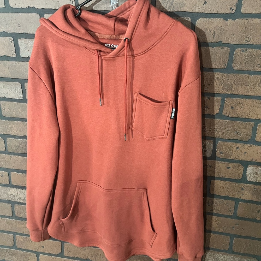 Men's 021 originals burnt red Hoodie Sweater size medium
